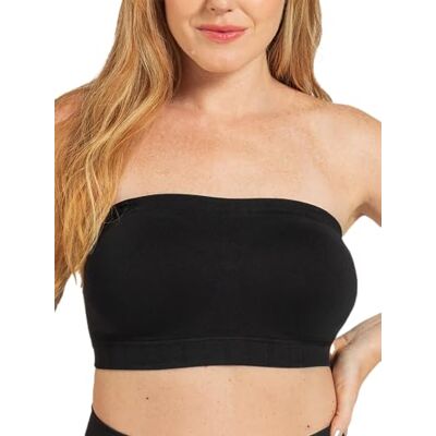 SHAPERMINT Convertible Strapless Bras for Women Bandeau Bra, Strapless Top SHAPERMINT Convertible Strapless Bras for Women Bandeau Bra, Strapless Top