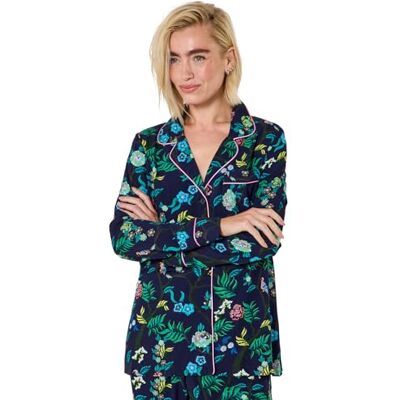 Joe Browns Women's Floral Print Boutique Pyjama Bottoms Pajama, Blue, S Joe Browns Women's Floral Print Boutique Pyjama Bottoms Pajama, Blue, S