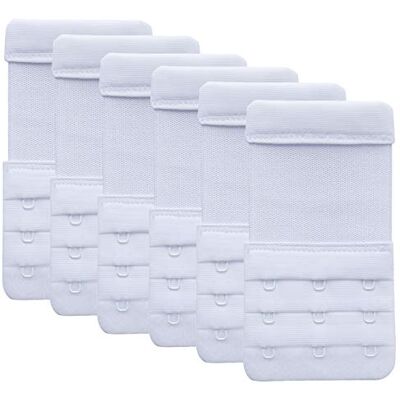 YARBAR Women's Bra Extender 3 Hook Soft and Comfortable Bra Extension Strap YARBAR Women's Bra Extender 3 Hook Soft and Comfortable Bra Extension Strap
