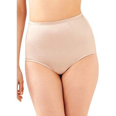 Bali Women's Tummy Panel Firm Control Shapewear Brief DFX710 2-Pack, Nude/Nude, Large Bali Women's Tummy Panel Firm Control Shapewear Brief DFX710 2-Pack, Nude/Nude, Large
