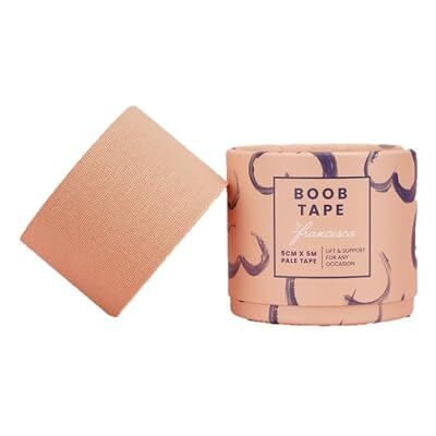 Boob Tape by Francesca – Pale, 5 cm × 5 m medical‑grade body tape – latex‑free, hypoallergenic breast lift tape for strapless tops, backless gowns, bridal wear Boob Tape by Francesca – Pale, 5 cm × 5 m medical‑grade body tape – latex‑free, hypoallergenic breast lift tape for strapless tops, backless gowns, bridal wear