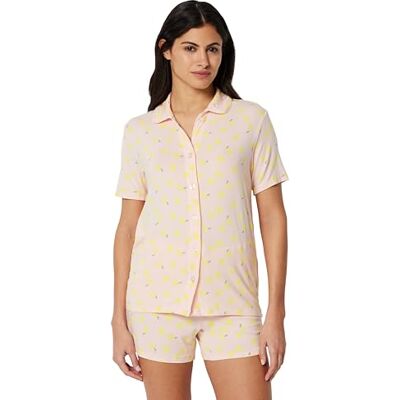 Amazon Essentials x Sofia Grainge Women's Mummy and Me Short Sleeve Pyjama Set, Light Pink Lemon, M Amazon Essentials x Sofia Grainge Women's Mummy and Me Short Sleeve Pyjama Set, Light Pink Lemon, M