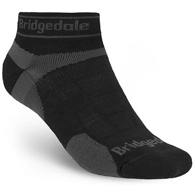 Bridgedale Socks TRAIL RUN Ultralight T2 Merino Sport Low Women's Black Bridgedale Socks TRAIL RUN Ultralight T2 Merino Sport Low Women's Black