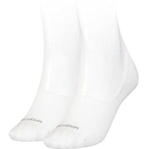Calvin Klein mens Cotton Men's No Show Socks 2 pack Footie, White, 43/46 Calvin Klein mens Cotton Men's No Show Socks 2 pack Footie, White, 43/46