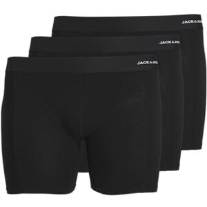 JACK & JONES JACK&JONES PLUS Men's JACBASIC Bamboo Trunks 3 Pack NOOS PLS Boxer Shorts, Black/Pack:Black-Black, XXL (Pack of 3) JACK & JONES JACK&JONES PLUS Men's JACBASIC Bamboo Trunks 3 Pack NOOS PLS Boxer Shorts, Black/Pack:Black-Black, XXL (Pack of 3)