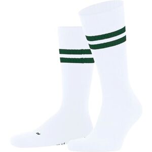 FALKE Unisex Dynamic U So Cotton Patterned Socks 1 Pair, White Green 2700, 8-9 FALKE Unisex Dynamic U So Cotton Patterned Socks 1 Pair, White Green 2700, 8-9
