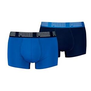 Puma Boxer Trunk Boxershorts Men Herren Everyday Unterhose Pant Unterwäsche 2er Pack, Farbe:003 True Blue, Bekleidungsgröße:M Puma Boxer Trunk Boxershorts Men Herren Everyday Unterhose Pant Unterwäsche 2er Pack, Farbe:003 True Blue, Bekleidungsgröße:M