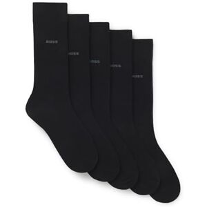 Boss Mens 5P RS Uni CC Five-pack of regular-length socks in a cotton blend Boss Mens 5P RS Uni CC Five-pack of regular-length socks in a cotton blend