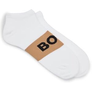 Boss Men's 2P AS Logo CC Ankle Socks, White100, 39-42 (Pack of 2) Boss Men's 2P AS Logo CC Ankle Socks, White100, 39-42 (Pack of 2)