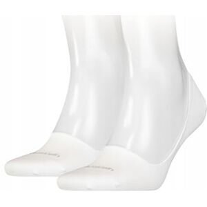Calvin Klein mens Cotton Men's No Show Socks 2 pack Footie, White, 39/42 Calvin Klein mens Cotton Men's No Show Socks 2 pack Footie, White, 39/42