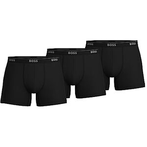 Boss Hugo Men's 3-Pack Cotton Boxer Brief, Midnight Black, XL Boss Hugo Men's 3-Pack Cotton Boxer Brief, Midnight Black, XL