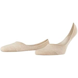 FALKE Men's Invisible Step High Cut M In Cotton No-Show Plain 1 Pair Liner Socks, Beige Sand Melange 4650, 5.5-8 FALKE Men's Invisible Step High Cut M In Cotton No-Show Plain 1 Pair Liner Socks, Beige Sand Melange 4650, 5.5-8