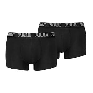 Puma Boxer Trunk Boxershorts Men Herren Everyday Unterhose Pant Unterwäsche 2er Pack, Farbe:230 Black/Black, Bekleidungsgröße:M Puma Boxer Trunk Boxershorts Men Herren Everyday Unterhose Pant Unterwäsche 2er Pack, Farbe:230 Black/Black, Bekleidungsgröße:M