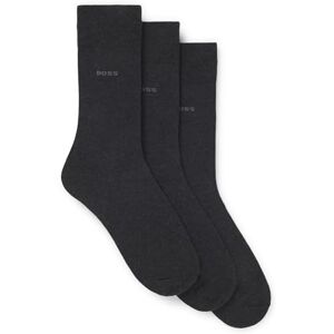 Boss Mens 3P RS Uni CC Three-pack of cotton-blend socks in a regular length Boss Mens 3P RS Uni CC Three-pack of cotton-blend socks in a regular length