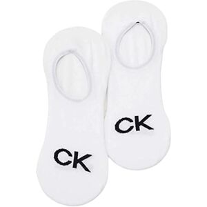 Calvin Klein mens Logo Men's Liner Socks 2 pack Footie, White, 43/46 Calvin Klein mens Logo Men's Liner Socks 2 pack Footie, White, 43/46