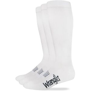 Wrangler Men's Western Boot Socks, White, X-Large(Pack of 3) Wrangler Men's Western Boot Socks, White, X-Large(Pack of 3)