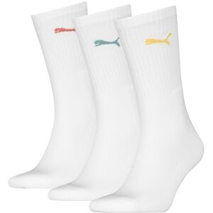 Puma 7312 Crew Sock, White Combo, 43-46 (Pack of 3) Puma 7312 Crew Sock, White Combo, 43-46 (Pack of 3)