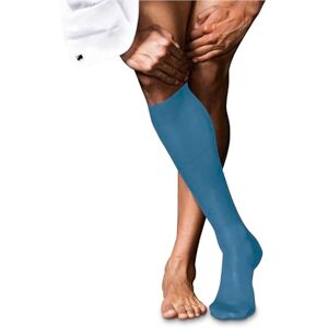FALKE Men's No. 9 M Kh Cotton Long Plain 1 Pair Knee-High Socks, Blue Nautical 6531, 10-11 FALKE Men's No. 9 M Kh Cotton Long Plain 1 Pair Knee-High Socks, Blue Nautical 6531, 10-11