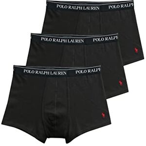 Ralph Lauren Men's Classic Fit Cotton Trunks 3-Pack, Polo Black/Red, Small Ralph Lauren Men's Classic Fit Cotton Trunks 3-Pack, Polo Black/Red, Small