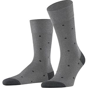 FALKE Men's Dot M So Cotton Patterned 1 Pair Socks, Grey Steel Melange 3167, 8.5-11 FALKE Men's Dot M So Cotton Patterned 1 Pair Socks, Grey Steel Melange 3167, 8.5-11