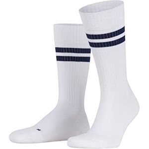 FALKE Unisex Dynamic U So Cotton Patterned 1 Pair Socks, White 2000, 11-12.5 FALKE Unisex Dynamic U So Cotton Patterned 1 Pair Socks, White 2000, 11-12.5