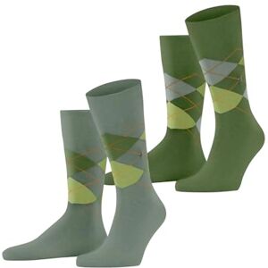 Burlington Men's Everyday Argyle M So Cotton Patterned 2 Pairs Socks, Green Sage 7068, 6.5-11 Burlington Men's Everyday Argyle M So Cotton Patterned 2 Pairs Socks, Green Sage 7068, 6.5-11