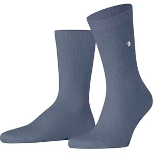 Burlington Men's Bond Street M So Cotton Plain 1 Pair Socks, Blue Light Jeans 6662, 6.5-11 Burlington Men's Bond Street M So Cotton Plain 1 Pair Socks, Blue Light Jeans 6662, 6.5-11