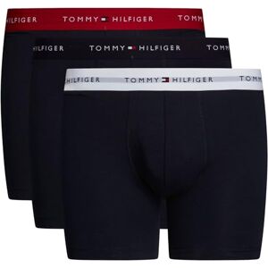 Tommy Hilfiger Men’s 3 Pack Cotton Boxer Briefs, Multicolor (Primary Red/White/Desert Sky), XXL Tommy Hilfiger Men’s 3 Pack Cotton Boxer Briefs, Multicolor (Primary Red/White/Desert Sky), XXL