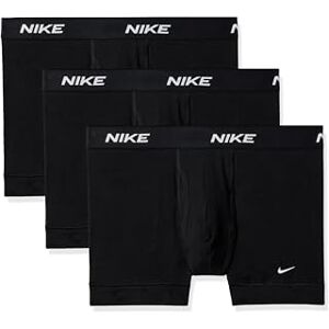 Nike Men's All Day Cotton Stretch Trunk W/Fly Underwear (3-Pack), Black/Black/Black Nike Men's All Day Cotton Stretch Trunk W/Fly Underwear (3-Pack), Black/Black/Black