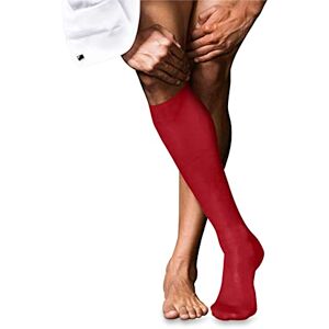 FALKE Men's No. 9 M Kh Cotton Long Plain 1 Pair Knee-High Socks, Red Cardinal 8156, 7-8 FALKE Men's No. 9 M Kh Cotton Long Plain 1 Pair Knee-High Socks, Red Cardinal 8156, 7-8