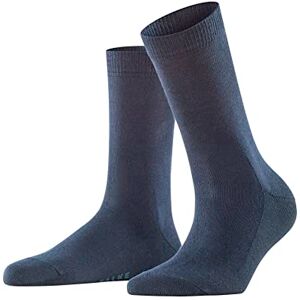 FALKE Women's Family W So Sustainable Cotton Plain 1 Pair Socks, Blue Dark Navy 6379, 5.5-8 FALKE Women's Family W So Sustainable Cotton Plain 1 Pair Socks, Blue Dark Navy 6379, 5.5-8