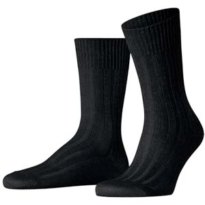 FALKE Men's Bay Ribs M So Linen Cotton Plain 1 Pair Socks, Black 3000, 7-8 FALKE Men's Bay Ribs M So Linen Cotton Plain 1 Pair Socks, Black 3000, 7-8