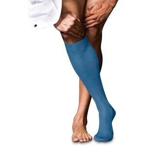 FALKE Men's No. 10 M Kh Cotton Long Plain 1 Pair Knee-High Socks, Blue Nautical 6531, 7-8 FALKE Men's No. 10 M Kh Cotton Long Plain 1 Pair Knee-High Socks, Blue Nautical 6531, 7-8