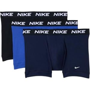 Nike Men's All Day Cotton Stretch Trunk W/Fly Underwear (3-Pack), Obsidian/Game Royal/Black, L (Pack of 3) Nike Men's All Day Cotton Stretch Trunk W/Fly Underwear (3-Pack), Obsidian/Game Royal/Black, L (Pack of 3)