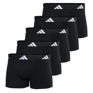 adidas Men's Trunk (5pk) -Active Flex Cotton Underwear, 000 Black, XXL (Pack of 5) adidas Men's Trunk (5pk) -Active Flex Cotton Underwear, 000 Black, XXL (Pack of 5)