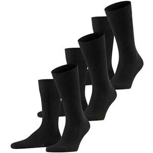FALKE Men's Family Multipack M So Sustainable Cotton Plain 3 Pairs Socks, Black 3000, 8.5-11 FALKE Men's Family Multipack M So Sustainable Cotton Plain 3 Pairs Socks, Black 3000, 8.5-11
