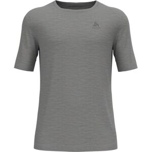 Odlo Men Functional Underwear Short Sleeve Shirt MERINO 200, steel grey melange, S Odlo Men Functional Underwear Short Sleeve Shirt MERINO 200, steel grey melange, S
