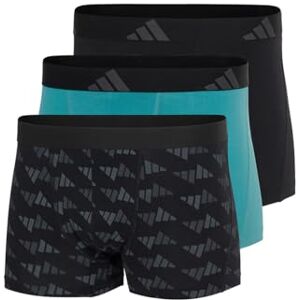 adidas Men's Trunks Active Flex Cotton Underwear (Pack of 3), 908 Assorted, S adidas Men's Trunks Active Flex Cotton Underwear (Pack of 3), 908 Assorted, S