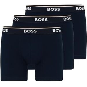Boss Men's 3-Pack Power Cotton Stretch Boxer Briefs Shorts, Peacock Blue, XL Boss Men's 3-Pack Power Cotton Stretch Boxer Briefs Shorts, Peacock Blue, XL