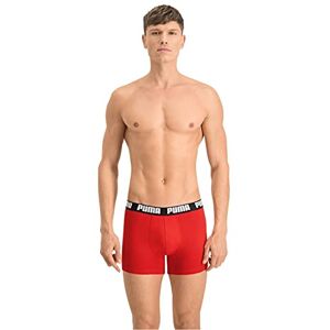 Puma Men's Basic Boxer 2p Boy Short, (Red/ Black 786), L UK Puma Men's Basic Boxer 2p Boy Short, (Red/ Black 786), L UK