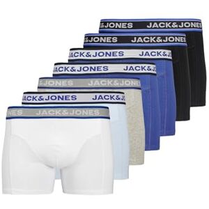 JACK & JONES Men's Jachudson Solid Trunks 7 Pack, Black, XL (Pack of 7) JACK & JONES Men's Jachudson Solid Trunks 7 Pack, Black, XL (Pack of 7)