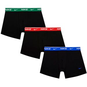 Nike Trunk 3PK Underwear, Blk-STDM Grn/GME Royal/Uni Red WB, S Men Nike Trunk 3PK Underwear, Blk-STDM Grn/GME Royal/Uni Red WB, S Men