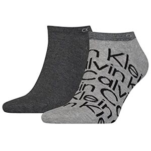 Calvin Klein mens Logo Men's Liner Socks 2 pack Sneaker, mid grey melange, 39/42 Calvin Klein mens Logo Men's Liner Socks 2 pack Sneaker, mid grey melange, 39/42