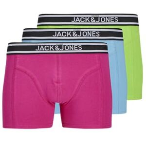 JACK & JONES Men's Jacrave Solid Trunks 3 Pack (Pack of 3), Jasmine green, M JACK & JONES Men's Jacrave Solid Trunks 3 Pack (Pack of 3), Jasmine green, M