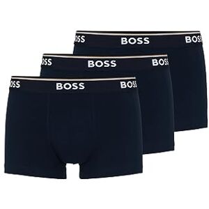 Boss Men's 3-Pack Stretch Cotton Regular Fit Trunks Boxer Shorts, Peacock Blue, S Boss Men's 3-Pack Stretch Cotton Regular Fit Trunks Boxer Shorts, Peacock Blue, S