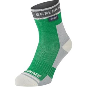 SEALSKINZ Holverstone Waterproof Ankle Length Lightweight Running Sock, Green, XL SEALSKINZ Holverstone Waterproof Ankle Length Lightweight Running Sock, Green, XL