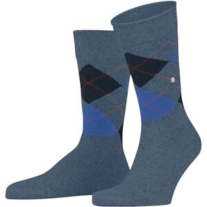 Burlington Men's Dundee M So Wool Viscose Patterned 1 Pair Socks, Blue Denim Melange 6797, 6.5-11 Burlington Men's Dundee M So Wool Viscose Patterned 1 Pair Socks, Blue Denim Melange 6797, 6.5-11
