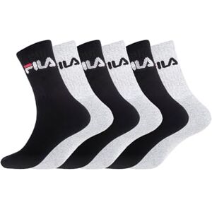FILA Men's Tnx6 Socks, Ng, 43-46 FILA Men's Tnx6 Socks, Ng, 43-46
