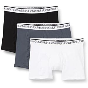 Calvin Klein Surge Boxer Brief 3Pk Boxer Briefs Men's, Multicolour (BLACK/WHITE/TURBULENCE), XL Calvin Klein Surge Boxer Brief 3Pk Boxer Briefs Men's, Multicolour (BLACK/WHITE/TURBULENCE), XL