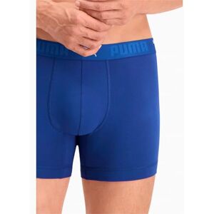 Puma Men's Sport Cotton Boxer Shorts, Blue Combo, S (Pack of 2) Puma Men's Sport Cotton Boxer Shorts, Blue Combo, S (Pack of 2)